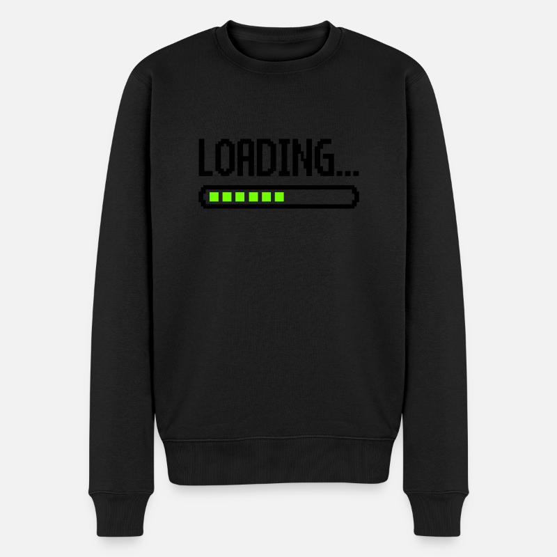 Loading - Men's Premium Organic Jumper - black