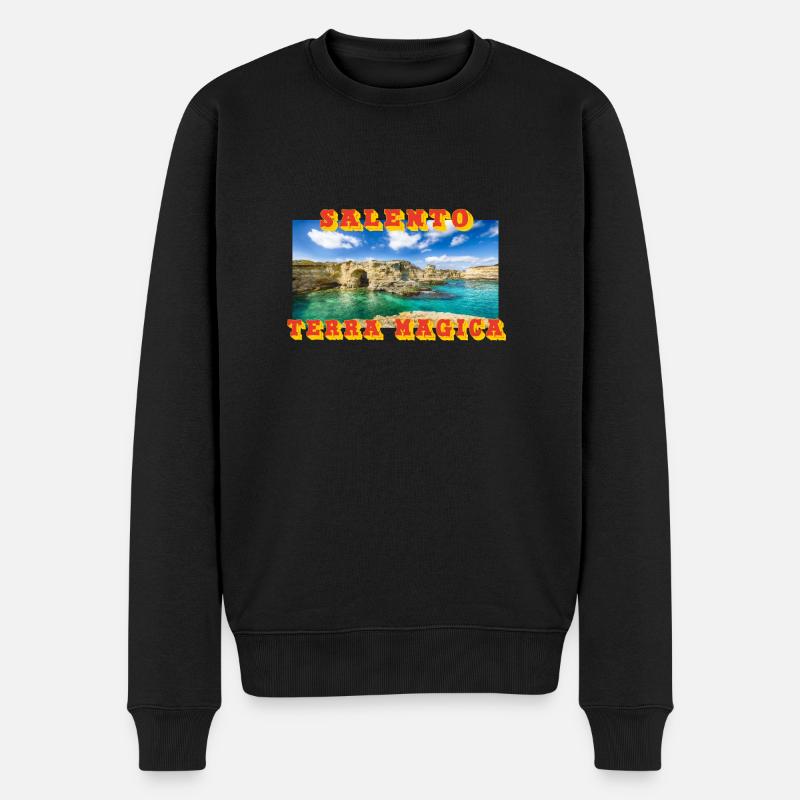 Salento Terra Magica - Pull Premium bio Homme - noir