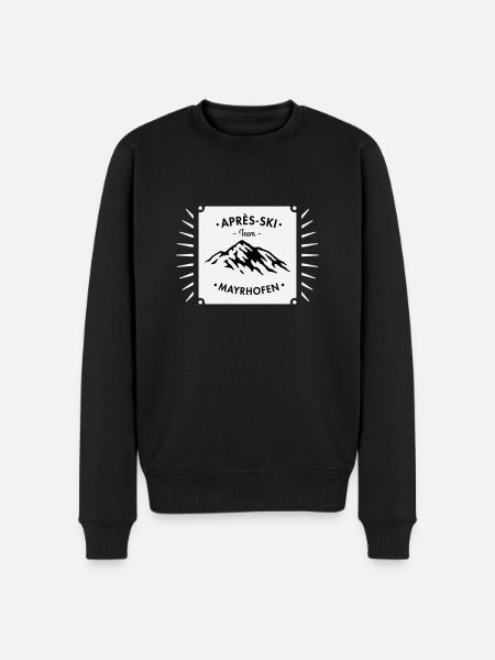 Après-Ski Mayrhofen - Men's Premium Organic Jumper - black