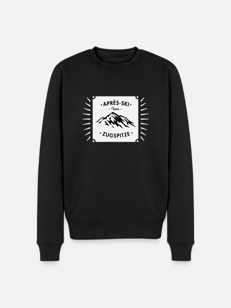 Après-Ski Zugspitze - Men's Premium Organic Jumper - black