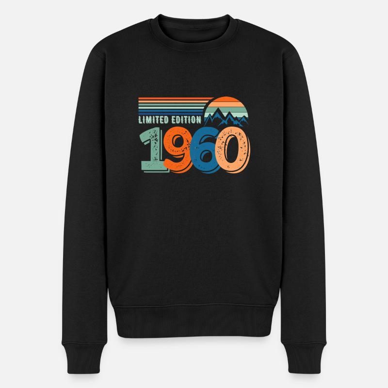 Limited edition 1960 - Pull Premium bio Homme - noir