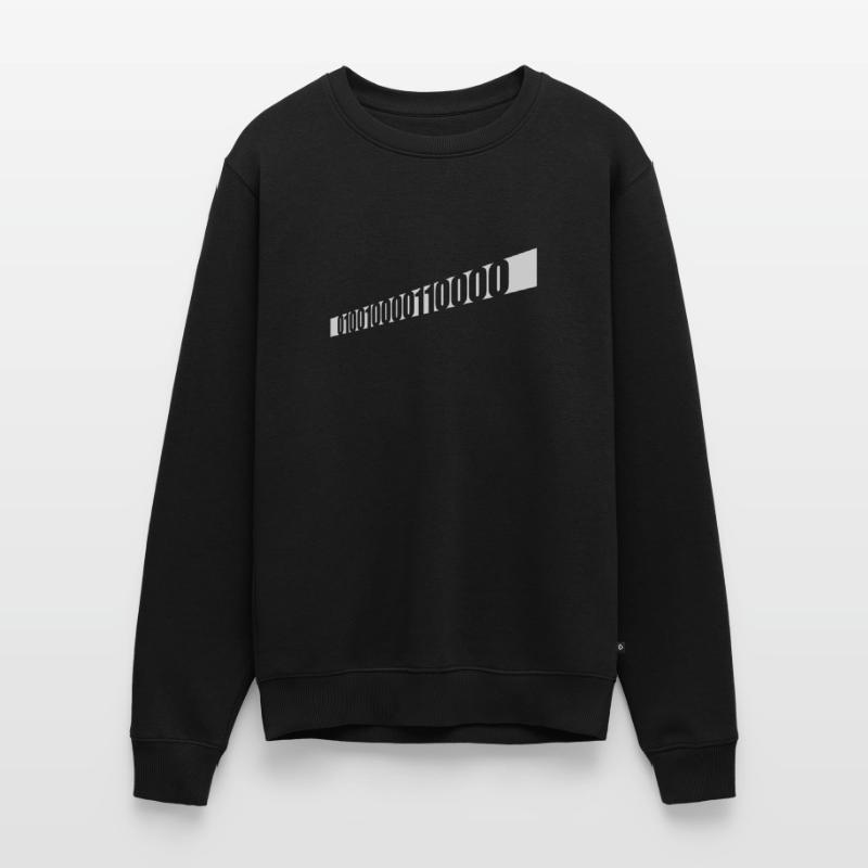 Binary Code Program Language Men's Premium Organic Jumper
