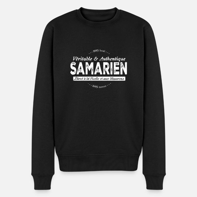 Samarien de la Somme - Pull Premium bio Homme - noir