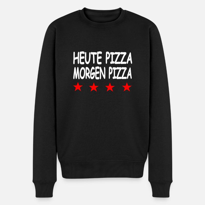 Pizza - Pull Premium bio Homme - noir