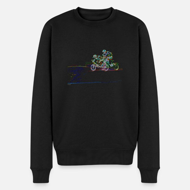 BMX - Männer Premium Bio Pullover - Schwarz