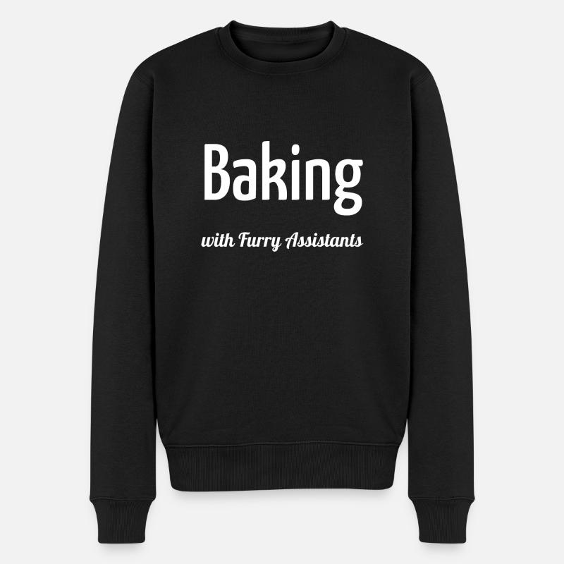 animal adaptations baking tutorials baking - Männer Premium Bio Pullover - Schwarz