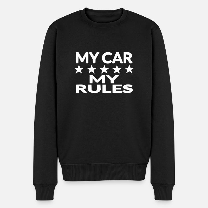Voiture - Pull Premium bio Homme - noir