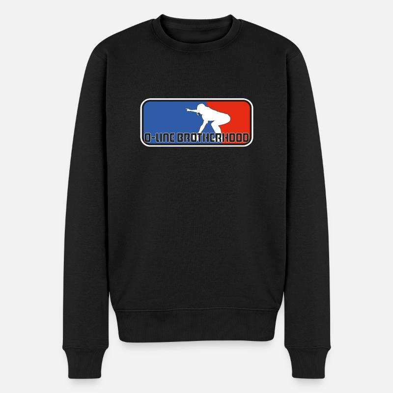 Oline Brotherhood - Männer Premium Bio Pullover - Schwarz