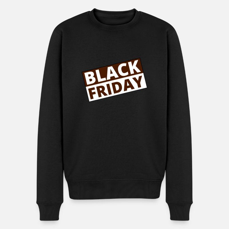 Black Friday - Men's Premium Organic Jumper - black