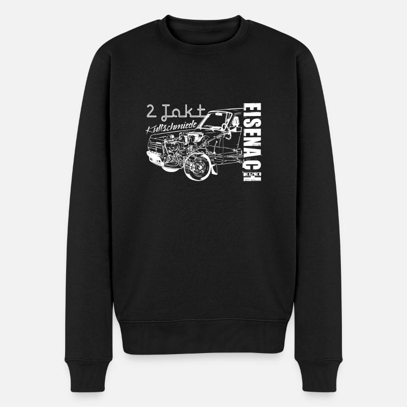 Wartburg 353 DDR Kultschmiede Eisenach - Männer Premium Bio Pullover - Schwarz