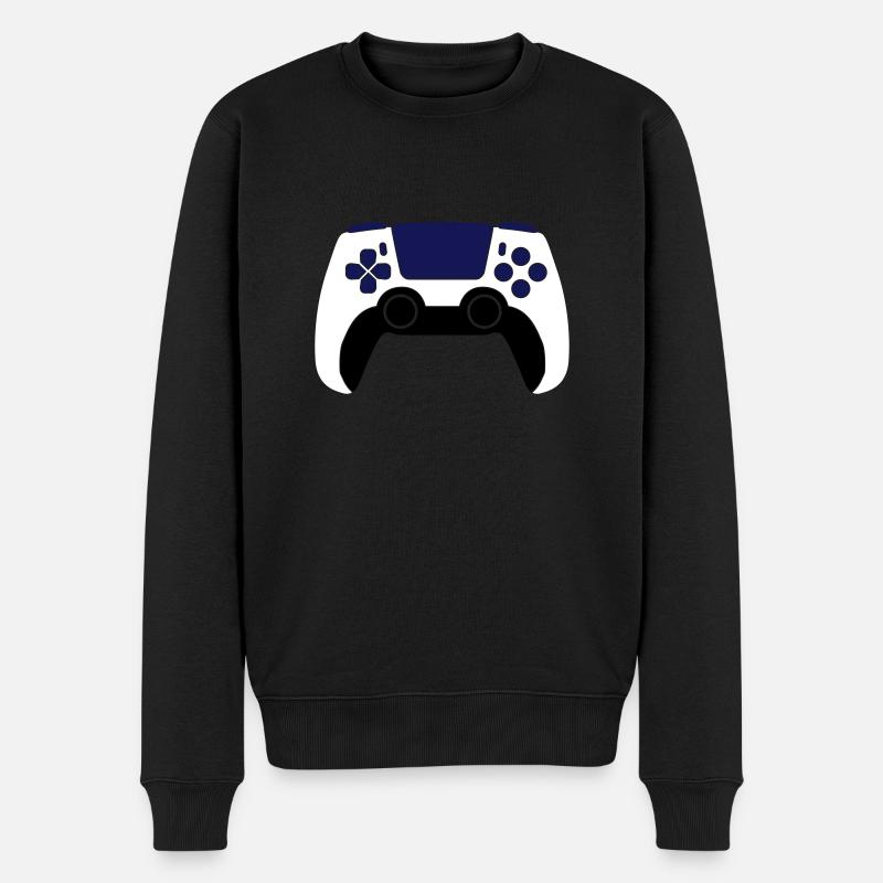 Generisches Game Controller - Männer Premium Bio Pullover - Schwarz