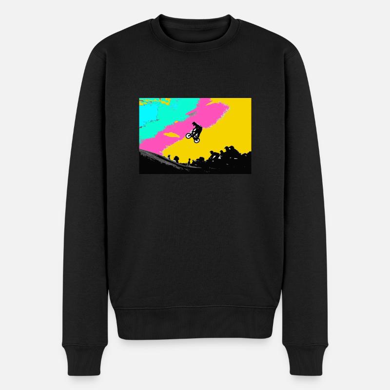 bmx - Pull Premium bio Homme - noir