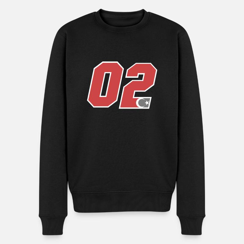 Adıyaman - Männer Premium Bio Pullover - Schwarz