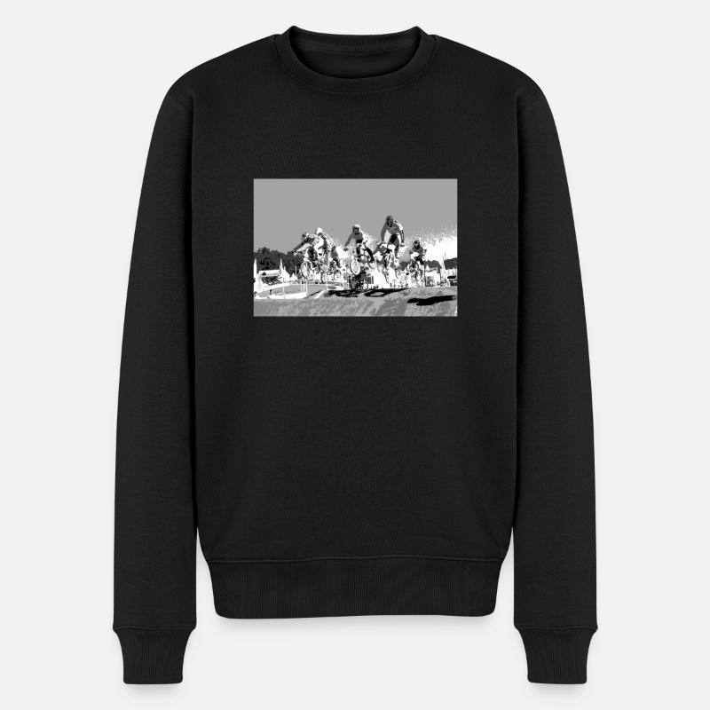 bmx - Pull Premium bio Homme - noir