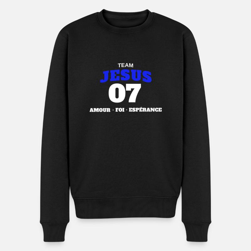 Team Jésus - Pull Premium bio Homme - noir