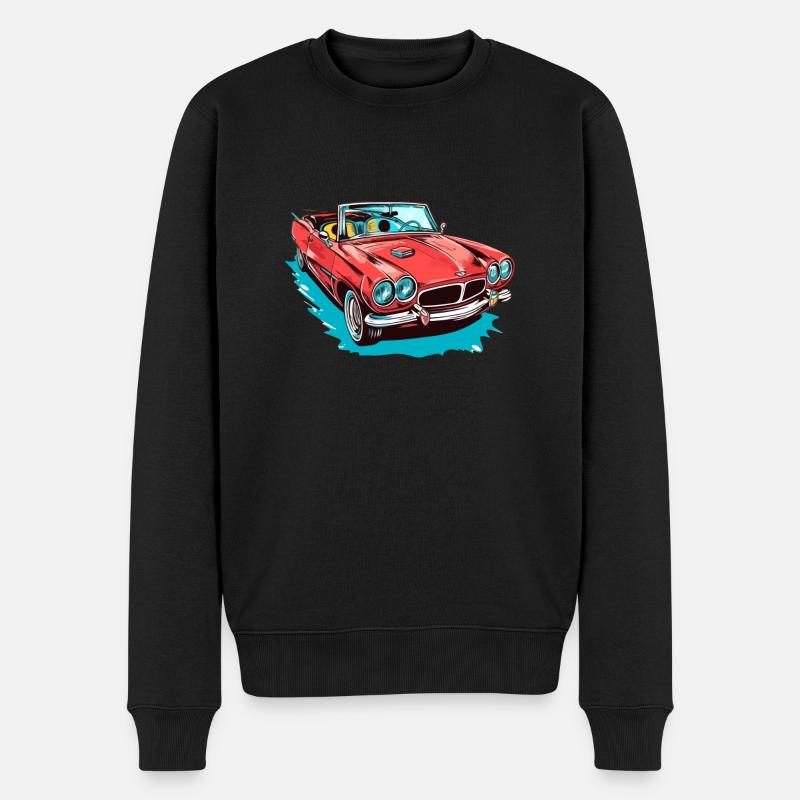 Cabriolet rouge - Pull Premium bio Homme - noir