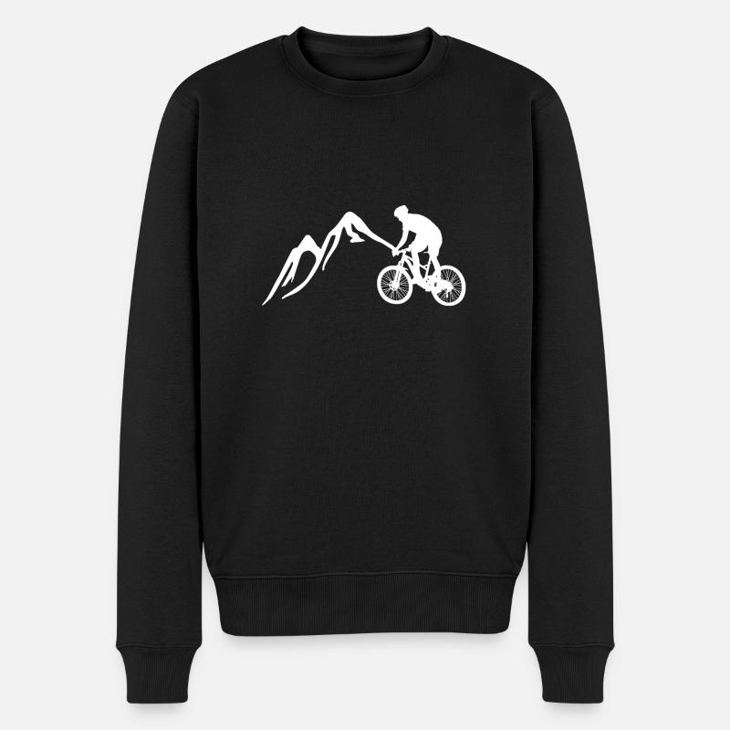 mountain bike - Pull Premium bio Homme - noir