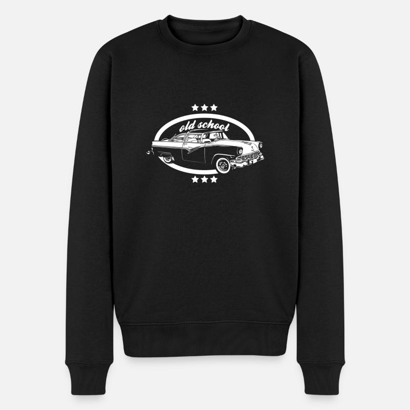 Old School - Pull Premium bio Homme - noir