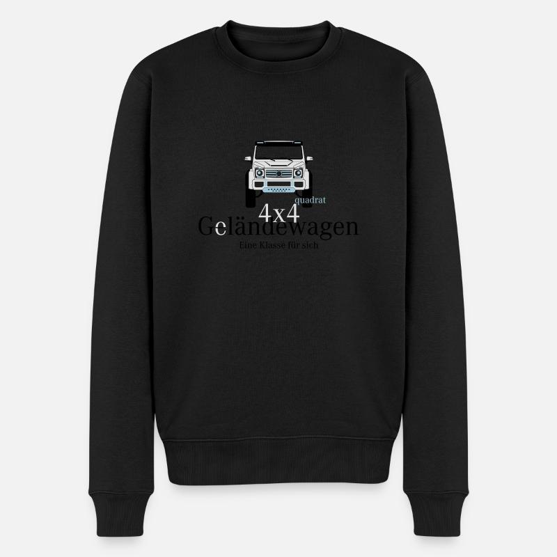 G-ländewagen 4x4 Eine Klasse für sich - Männer Premium Bio Pullover - Schwarz
