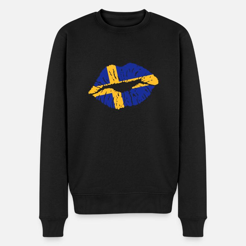 Pout (Suède, Danemark, Finlande) - Pull Premium bio Homme - noir