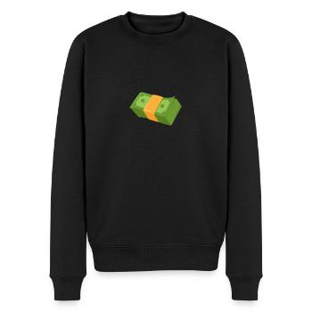 Cadeau de paquet d'argent comptant - Pull Premium bio Homme - noir - Devant - Nico (187cm)