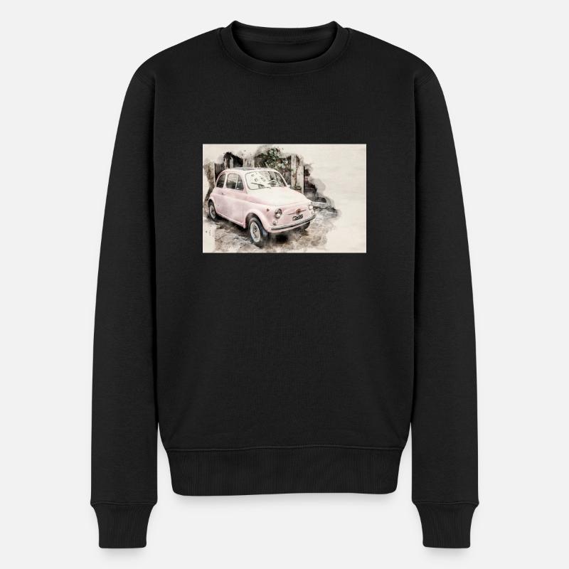 500 Oldtimer - Männer Premium Bio Pullover - Schwarz