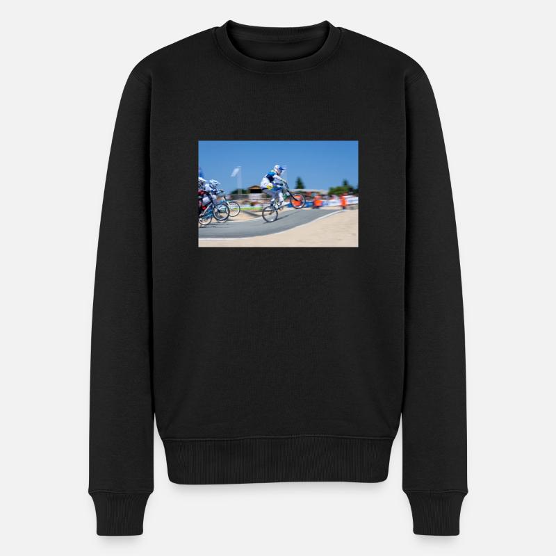 vélo bmx vtt - Pull Premium bio Homme - noir