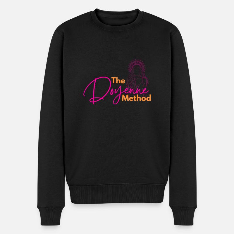 Die Doyenne-Methode - Männer Premium Bio Pullover - Schwarz