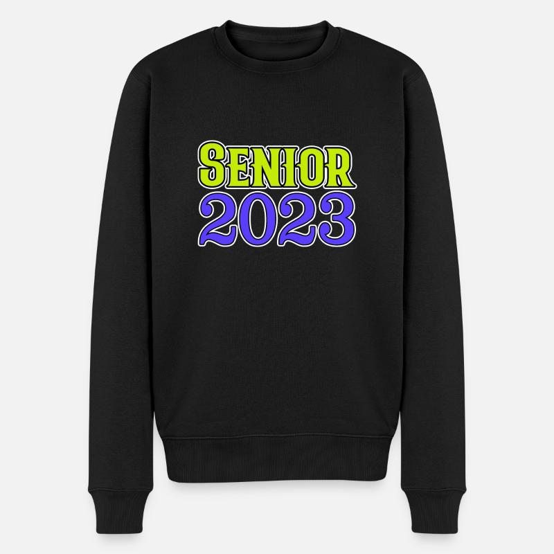 Senioren 2023 - Männer Premium Bio Pullover - Schwarz