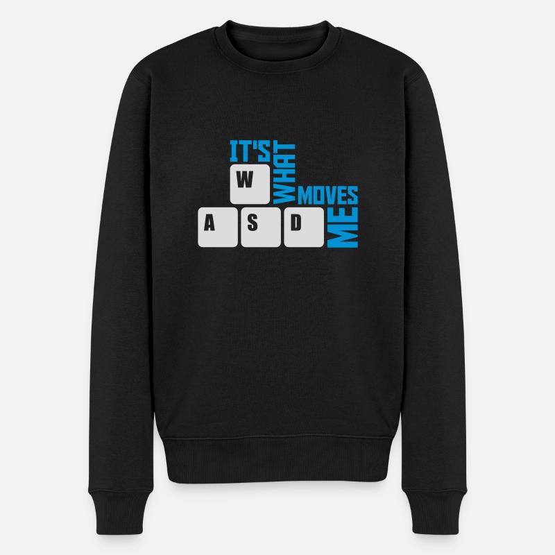 c’est ce qui m’émeut - Pull Premium bio Homme - noir