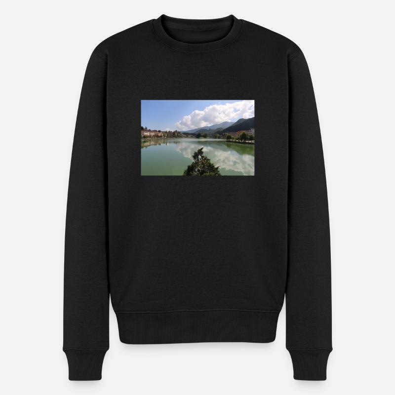 See in Vietnam - Männer Premium Bio Pullover - Schwarz