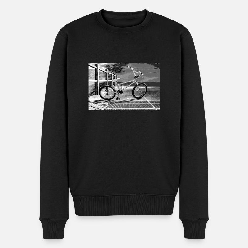 bmx - Pull Premium bio Homme - noir