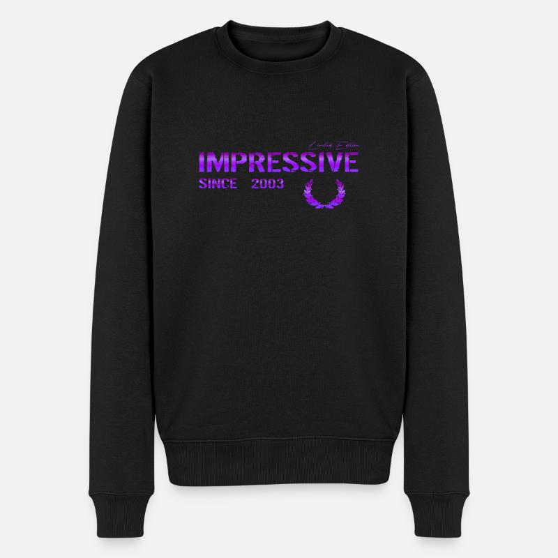 Impressionnant depuis 2003 - Pull Premium bio Homme - noir