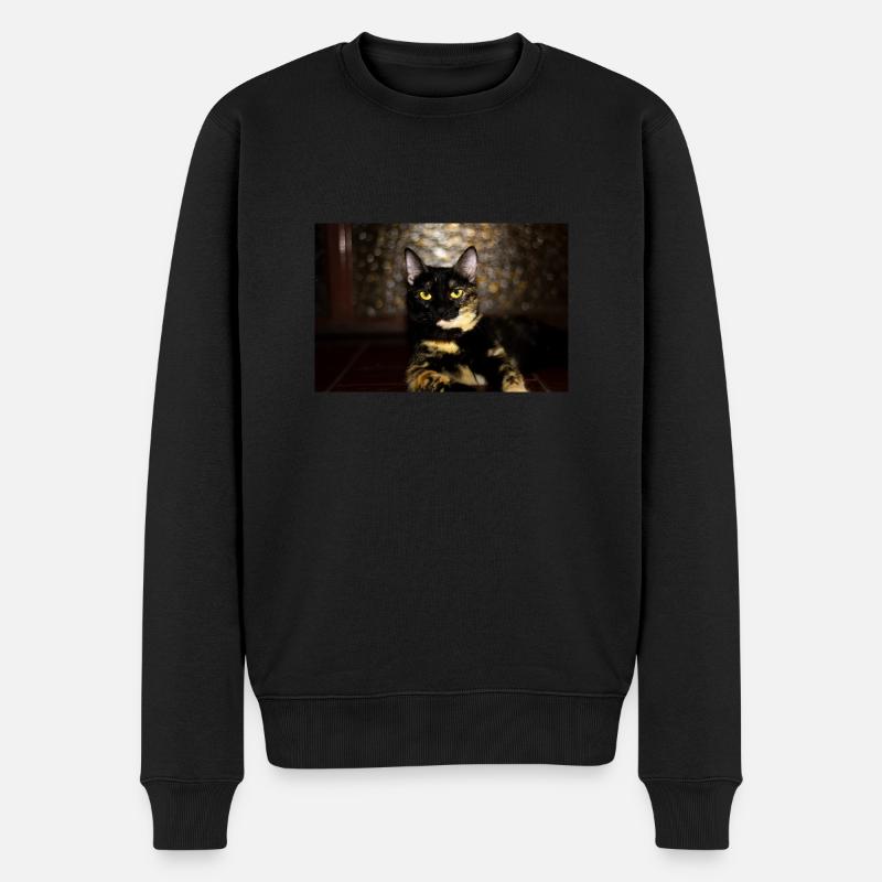 chat carey - Pull Premium bio Homme - noir