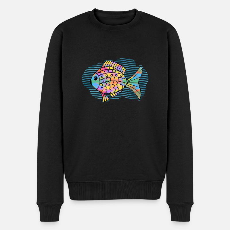 Poisson - Pull Premium bio Homme - noir