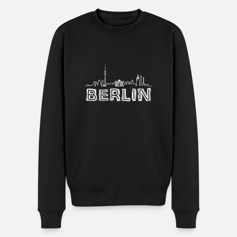 BERLIN 2023 Allemagne Haptschtadt - Pull Premium bio Homme - noir