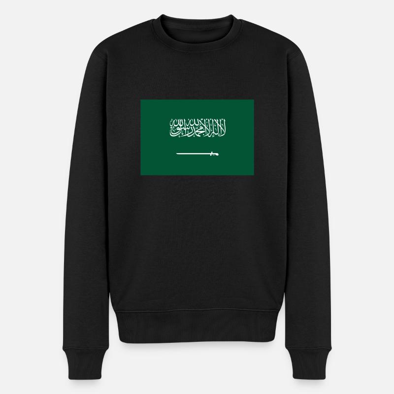 Saudi Arabia / Drapeau Arabie Saoudite - Pull Premium bio Homme - noir