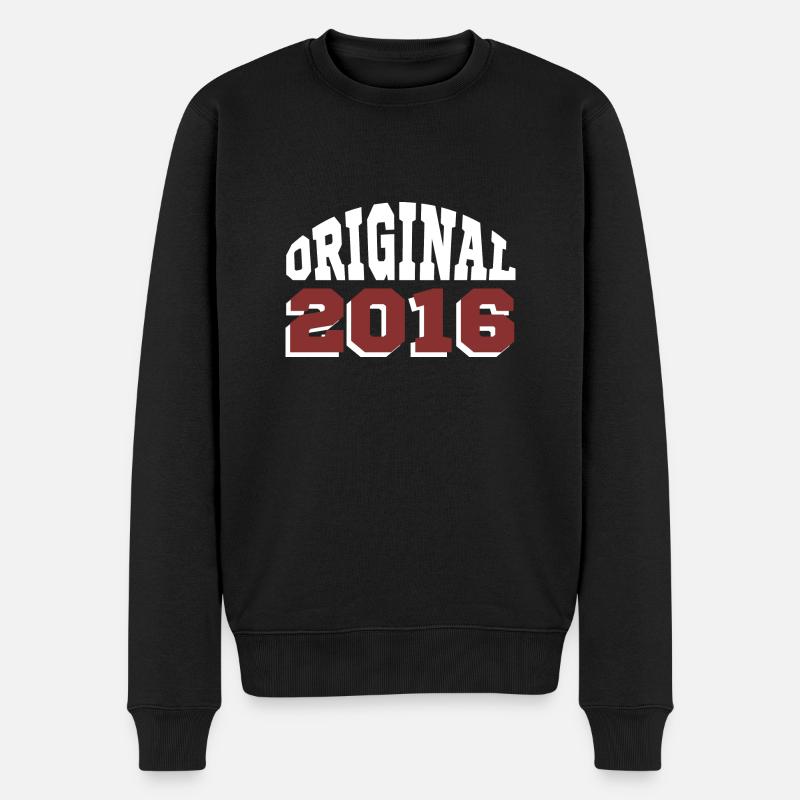 Ursprünglich: 2016 - Männer Premium Bio Pullover - Schwarz