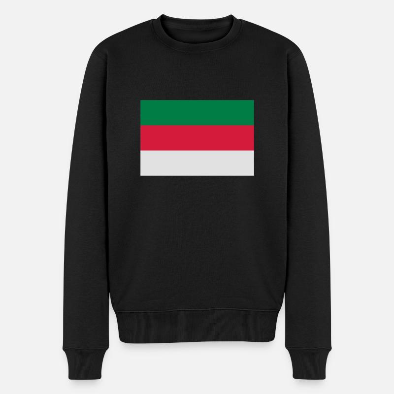 Helgoland - Männer Premium Bio Pullover - Schwarz