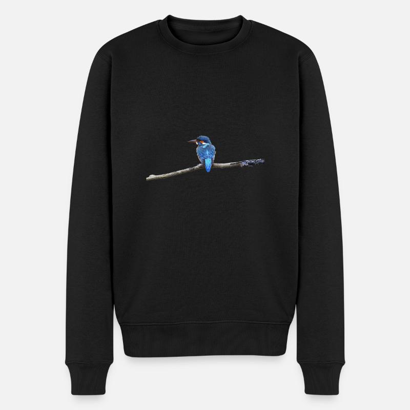 OISEAU MARTIN PÊCHEUR - Pull Premium bio Homme - noir