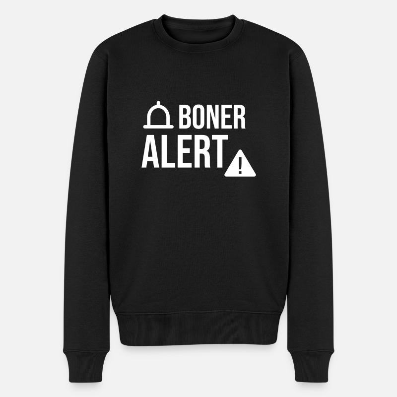Alerte Boner - Pull Premium bio Homme - noir