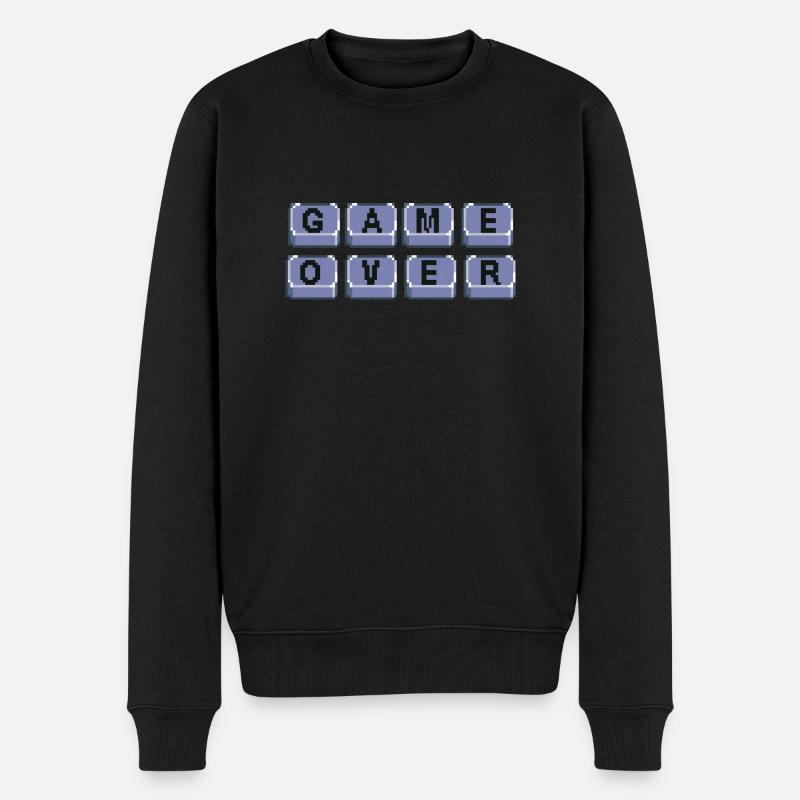 Game over - Pull Premium bio Homme - noir