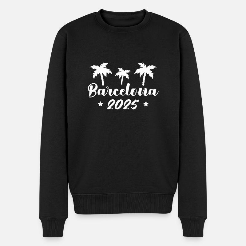 Barcelone 2025 - Pull Premium bio Homme - noir