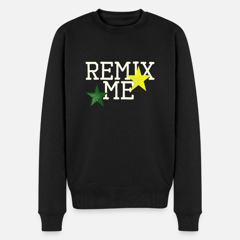 Remixez-moi - Pull Premium bio Homme - noir