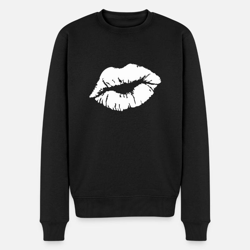 baiser - Pull Premium bio Homme - noir