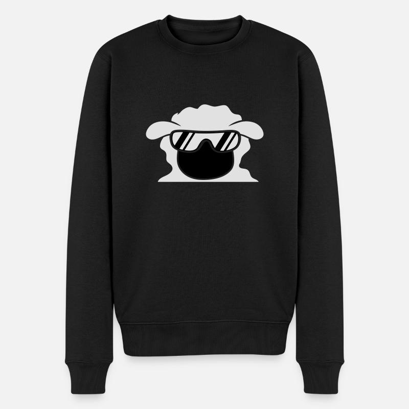 Cool Sheep - Pull Premium bio Homme - noir