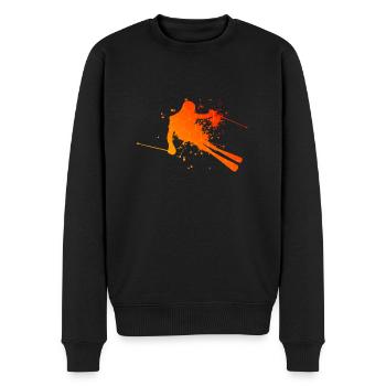 Ski acrobatique hommes femmes Ski acrobatique - Pull Premium bio Homme - noir - Devant - Nico (187cm)