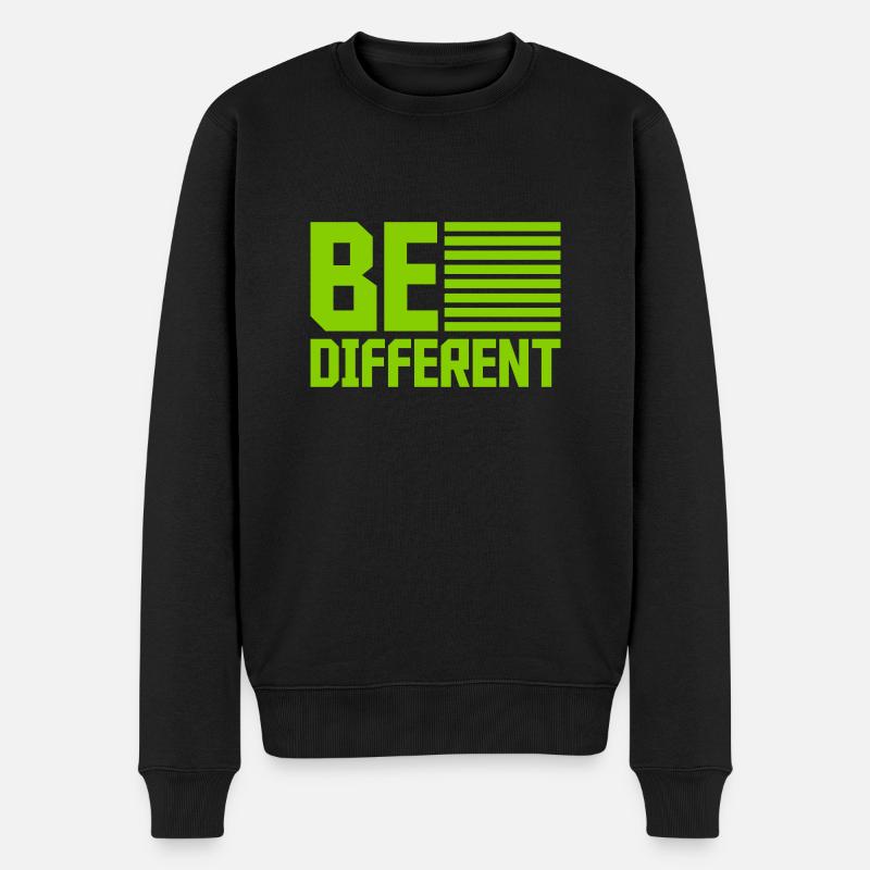 Soyez différent Logo Design - Pull Premium bio Homme - noir