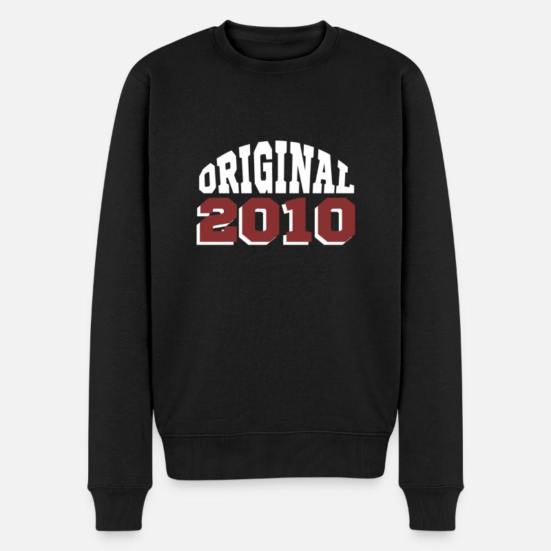 Ursprünglich: 2010 - Männer Premium Bio Pullover - Schwarz