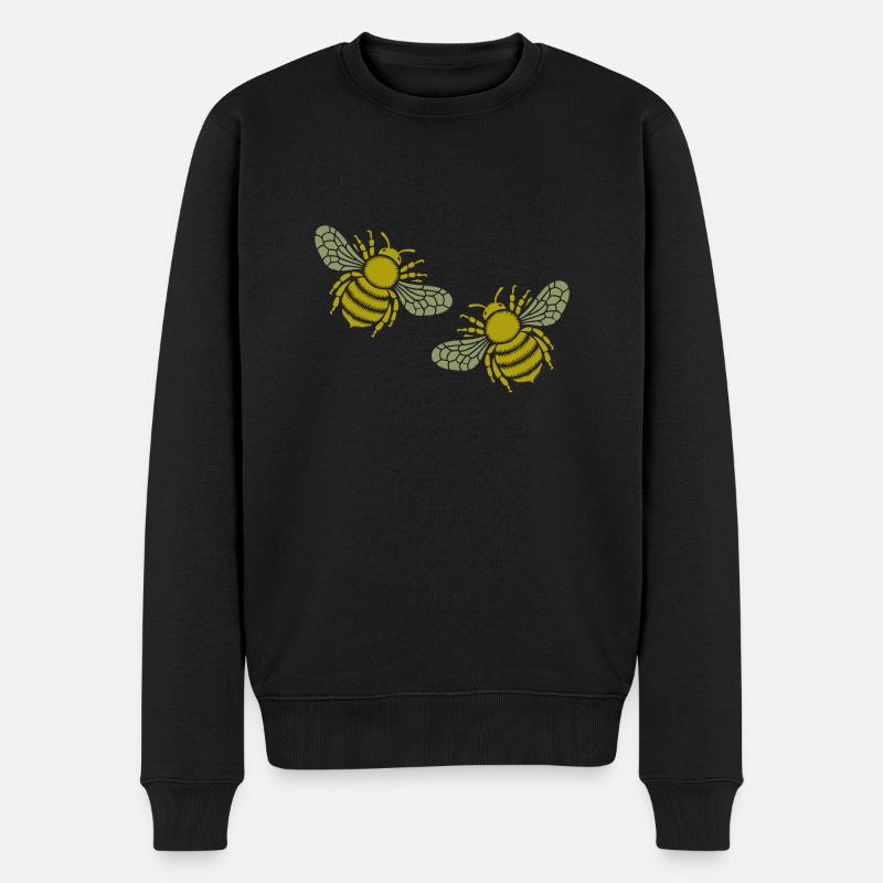 Abeille 2 - Pull Premium bio Homme - noir
